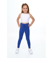 Toontoy Kız Çocuk Baskılı Tayt (Saks)