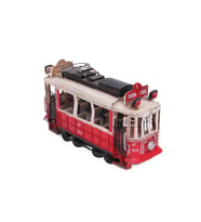 Dekoratif Metal Taksim Tramvay Vintage Biblo Hediyelik