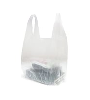 Şeffaf Atlet Poşet Küçük Boy 24x43 cm 1 Paket Takriben 300 Adet