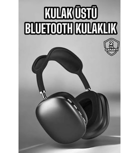 P9 Plus Kulaklık Siyah Bluetooth Bağlantılı Kulak Üstü Kablosuz