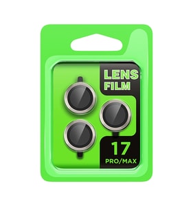 Apple İphone 17 Pro Raze Metal Kamera Lens - Gri