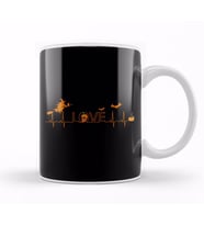 Pumpkin Halloween Heartbeat Nurse Love Kupa Bardak Porselen