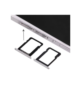 Huawei Uyumlu P7 Uyumlu Sim Ve Mmc Kart Tepsisi Beyaz Renk