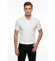 Erkek Polo Yaka Kısa Kollu Triko Tişört Regular Kalıp BGL-ST05561