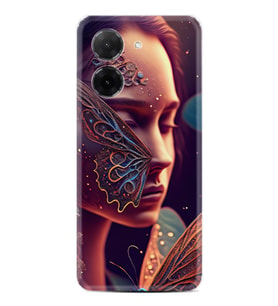 Xiaomi Redmi A5 4G Kılıf Boutique Baskılı Resimli Kelebek Kadın Pcode -075