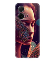 Xiaomi Redmi A5 4G Kılıf Boutique Baskılı Resimli Kelebek Kadın Pcode -075