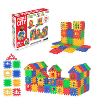 03703 Puzzle City 128 Parça -Dede
