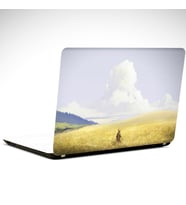 Otluk İçinde Çocuk Laptop Sticker 14 inch (35X26CM)