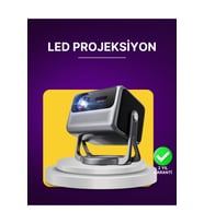 Yüksek Çözünürlüklü Android TV Ev Sinema Projektörü
