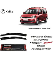 Volkswagen Caddy Cam Rüzgarlığı Mugen Tip Sunplex 2010 Sonrası