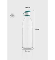 Renga Zen 1000 ml Cam Şişe 181001 Toz Pembe (Turkuaz)