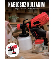 21V Güçlü Motor ile Profesyonel Boyama Performansı