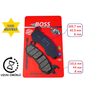 Rks Ön Fren Disk Balatası Boss Fa709 Newlight 125 Mash 125İ Sfc 100 Automatıc Xi Snappy