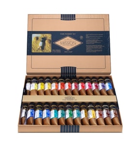 Mission Gold Class Pure Pigment Suluboya 15ml x 24+2 Renk 