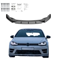 VW Golf Mk7 R 2013 - 2016 Ön lip Version 2 (Siyah)