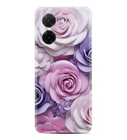 Xiaomi Redmi A5 4G Kılıf Boutique Baskılı Resimli Mor Güller Pcode -029