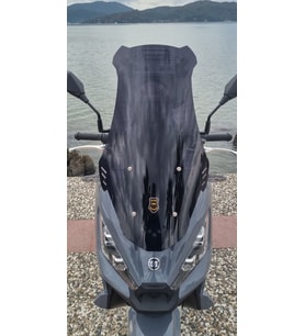 MOTOCAM Yuki Xway 125 Ön Cam 2023-2026 Model 65cm Siyah Renkli 4mm ORTA BOYLU