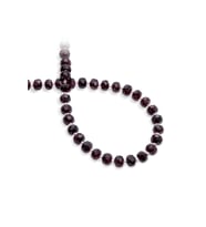 Garnet Doğal Taş Küre Kesim 8x6mm Dizi
