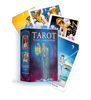 Tarot 78 Kart Ve Yorum Kitabı Karton Kutulu (Krem)