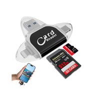 ZR670 Card Reader 4 İn 1 Otg