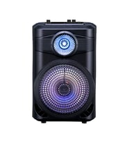 Lexroo GD-904 Dijital LED Göstergeli FM Radyolu Mikrofonlu RGB TWS 8 inç Stereo Bass - Siyah