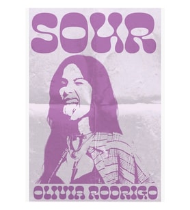 Olivia Rodrigo Sour Tablo Ahşap Poster Dekoratif