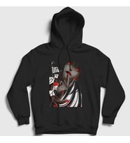 Presmono Unisex Beyaz Yumeko Anime kakegurui Kapüşonlu Sweatshirt 240173tt (Siyah)