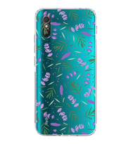 PrintiFy Xiaomi Redmi 9A ile Uyumlu Water Color 3  Kamera Korumalı Şeffaf  Kılıf