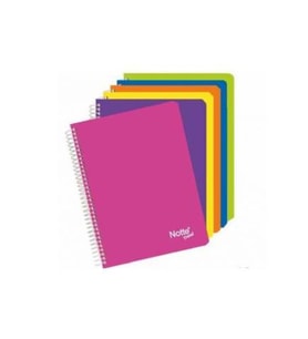 Trend 60 Yaprak Kareli A5 Pvc Yumuşak Kapak Spiralli Defter
