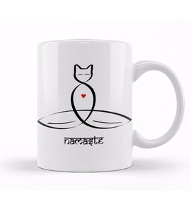 Namaste Yoga  Kupa  Bardak Porselen