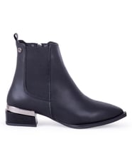 Pierre Cardin 54006 Kadın Fermuarlı Kışlık Bot (Siyah)