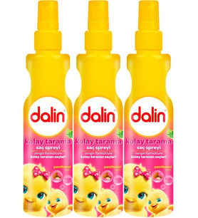 Dalin Kolay Saç Tarama Spreyi 200ML Badem Özlü (3 Lü Set)