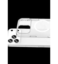 Pilelistore   Apple iPhone 17 Pro Combo Sert Şeffaf Magsafe Kapak - Şeffaf
