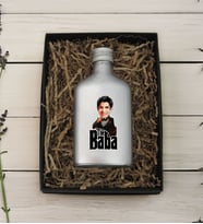 BK Gift Hediye Kutulu Kişiye Özel The Baba Karikatürlü Gümüş Tasarım Cam Şişede 200 ml Kolonya-5, Babaya Hediye, Babalar Günü Hediyeleri, Hediyelik Baskılı Kolonya