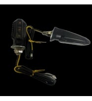 Carub Motosiklet Sinyal Lamba Üniversal 12V Füme Cam Sarı Led 2'Li