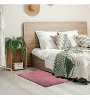 AGKHOME Orijinal Amerikan Shaggy Halı - 80 x 120 cm - Pembe