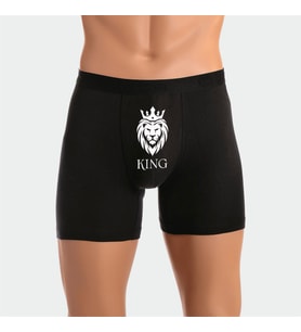 King Kral Yazılı Erkek Man Boxer Hediye Boxer