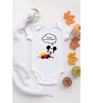 Minnie Mouse Teyze Seni Çok Özledim Organik