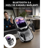 Mey İthalat® ENC Destekli Bluetooth 5.4 Kulaklık – EQ Ayarlı, Akıllı Kutulu