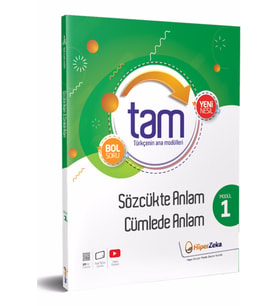 Hiper Zeka 8. Sınıf TAM Türkçe 1. Modül & Sözcükte ve Cümlede Anlam