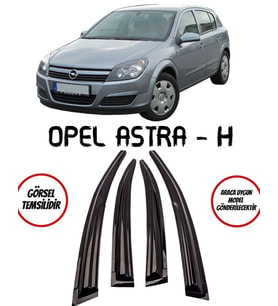 Opel Astra H Cam Rüzgarlığı 4lü