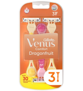 Gillette Simply Venus 3 Dragonfruit Kullan At Tıraş Bıçağı (Paket İçeriği 3 Adet)