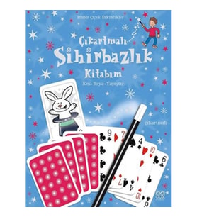 Çıkartmalı Sihirbazlık Kitabım / Kes -Boya - Yapıştır