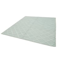 Mavi El Dokuma Salon Kilimi Kabartmalı Geometrik Modern Stil Oturma Odası Seçimi