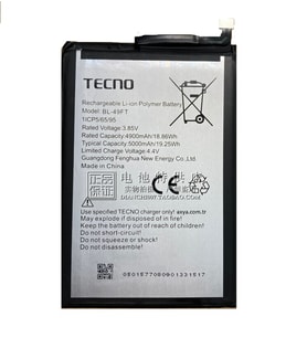 Axya Tecno Spark 5 Pil Batarya BL-49 FT