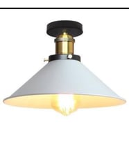 MYLİGHTS RETRO RUSTİK AVİZE 30 CM BEYAZ  AVİZE  PLOFONYER