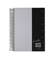 Morning Glory 10000 Çizgili Defter 26x19 cm Gri 11131-88964