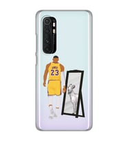 Xiaomi Mi Note 10 LITE Uyumlu Lebron James Goat Tasarımlı Şeffaf Telefon Kılıfı
