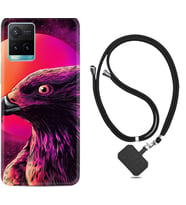 Vivo Y11S Y21S Y20 Y20S Y70 Kılıf Boyun Askılı Silikon Red Eagle 1752