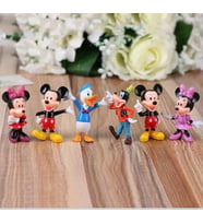 Disney Mickey Mouse Clubhouse Minnie Donald Duck 6 Parça Figür Seti